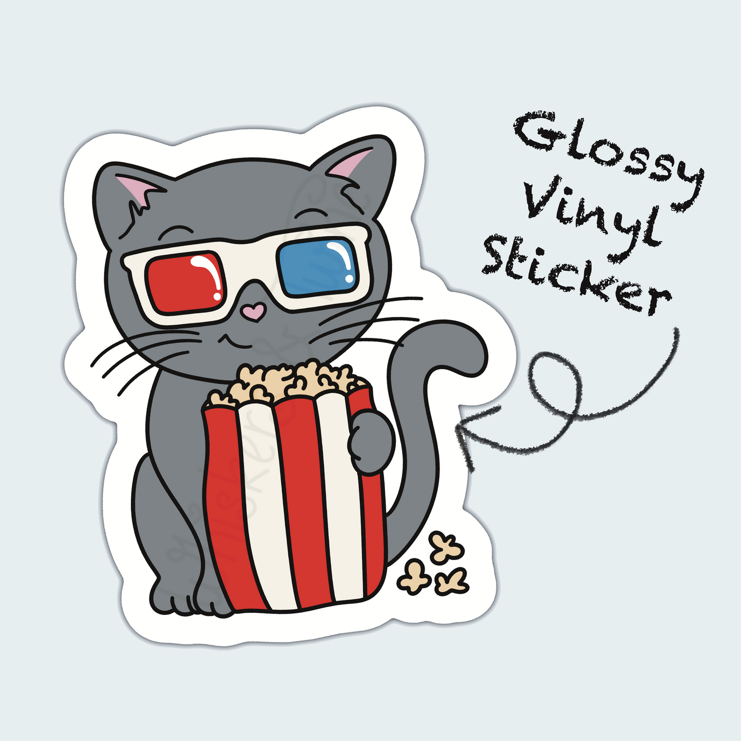 Popcorn Time – Romeo – Die Cut Sticker (Deluxe)