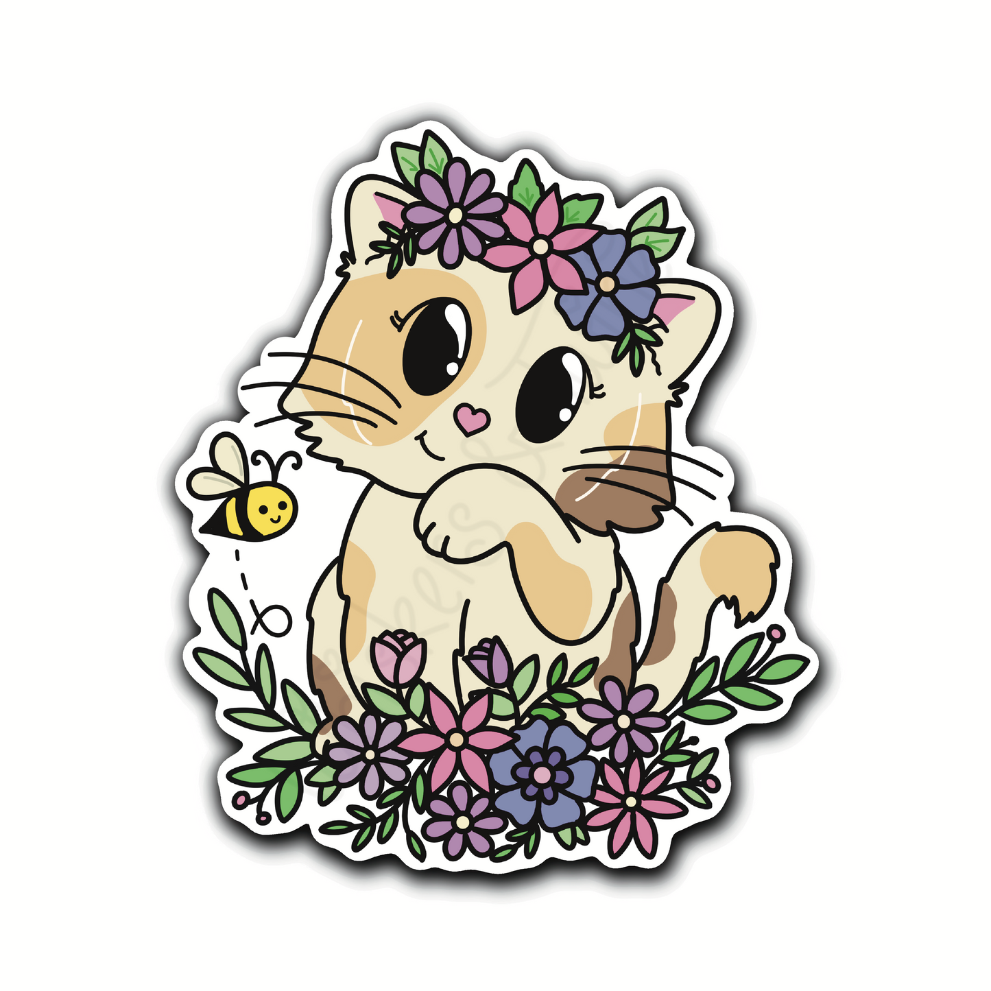 Flower Power – Juliet – Acrylic Pin