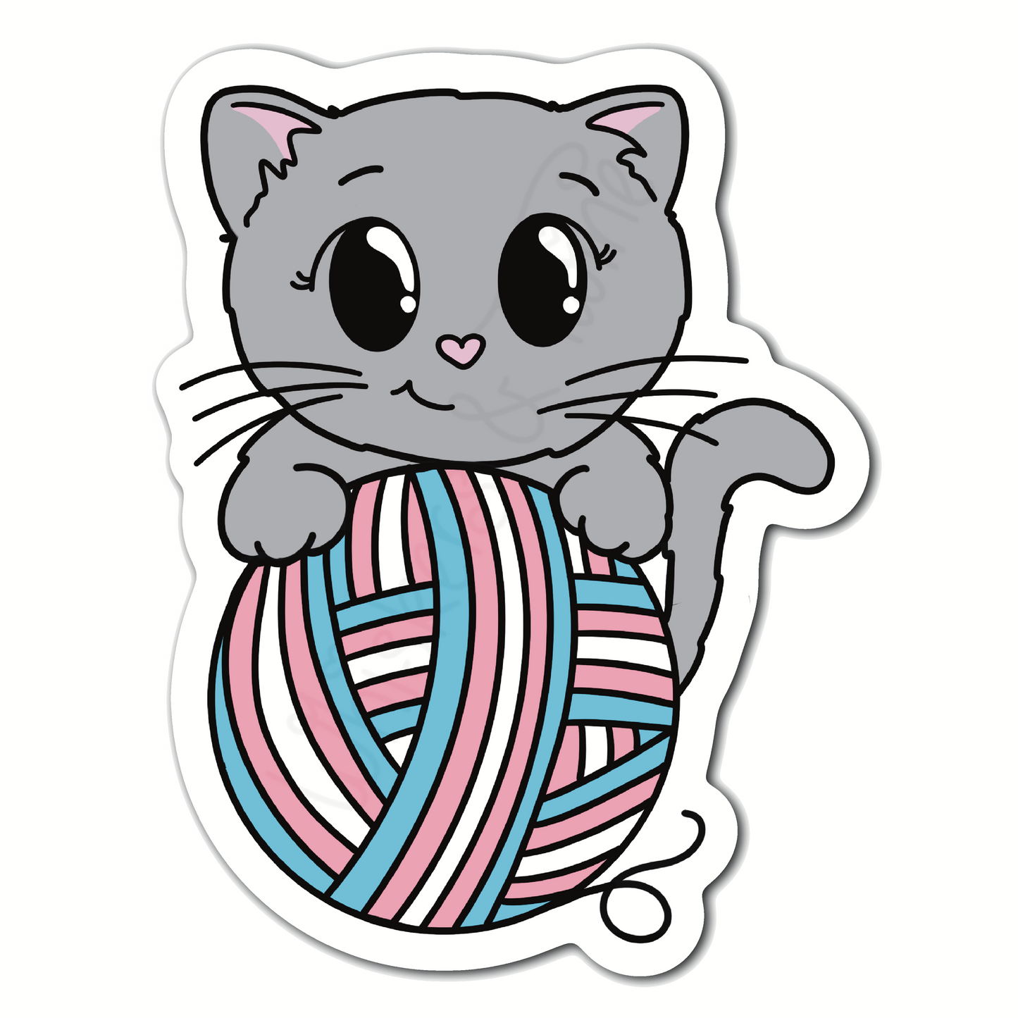 Whiskers Pride – Nox – Clear Glossy Sticker