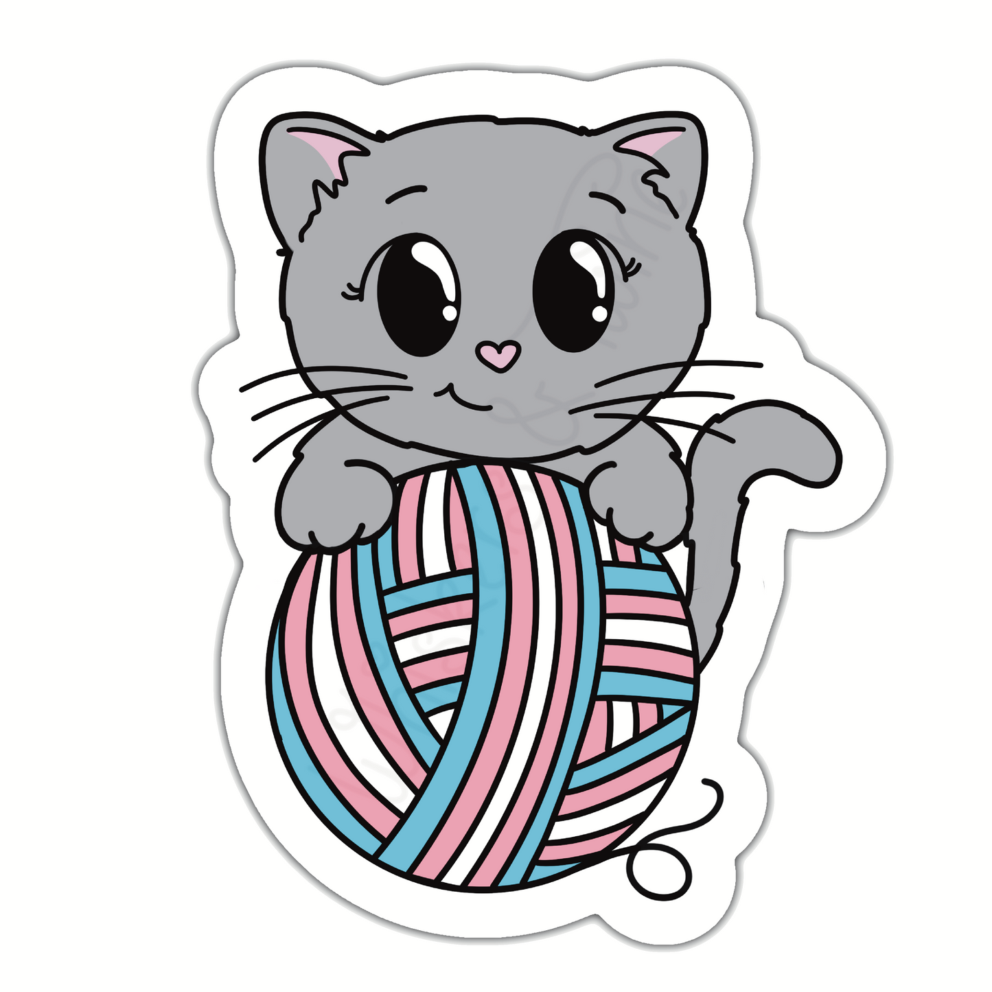 Whiskers Pride – Nox – Die Cut Sticker