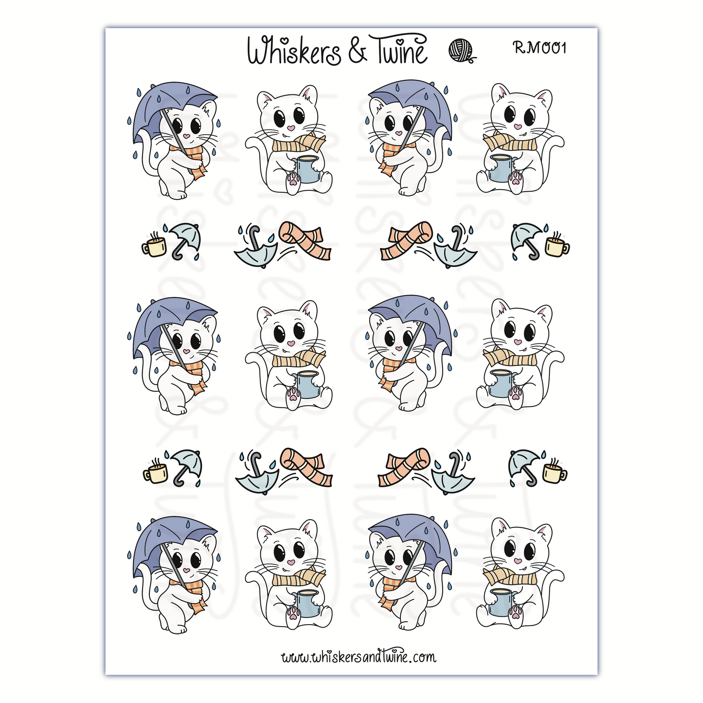 Autumn with Romeo – Sticker Sheet