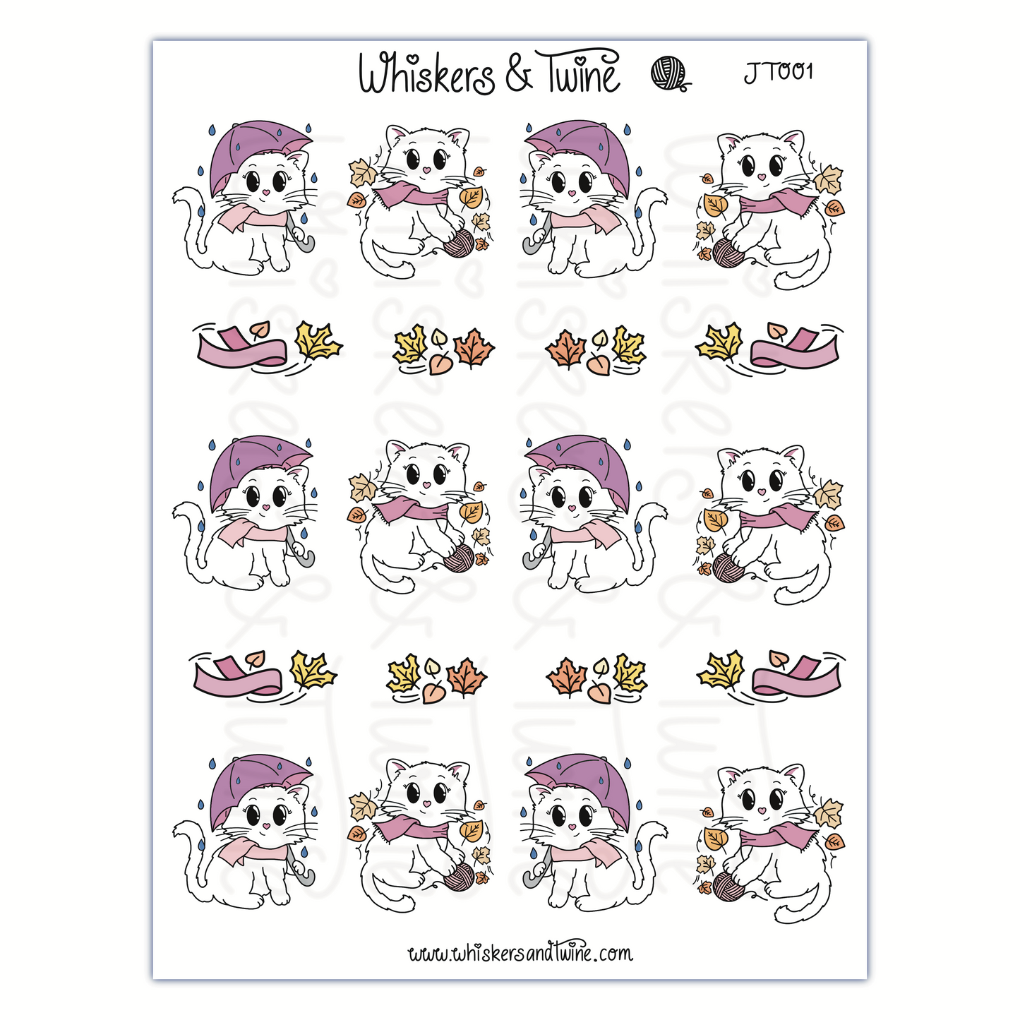 Autumn with Juliet – Sticker Sheet