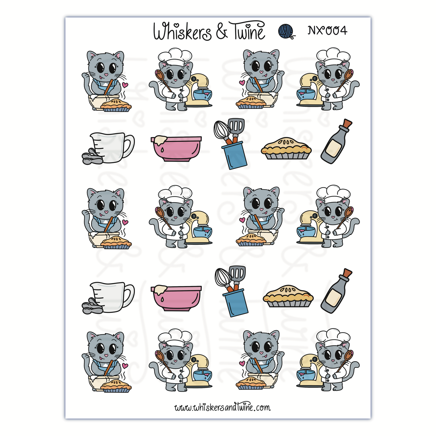 Cooking with Nox – Sticker Sheet