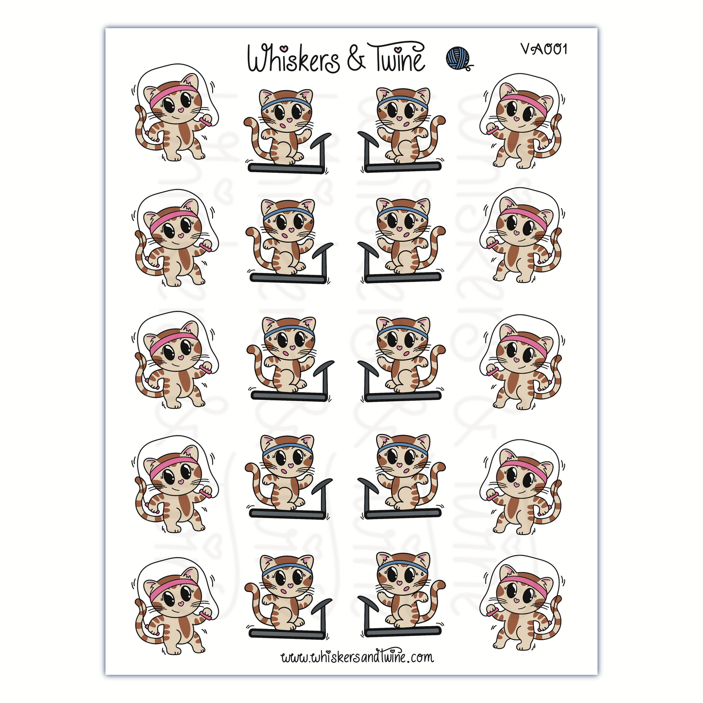 Exercise with Viola – Sticker Sheet