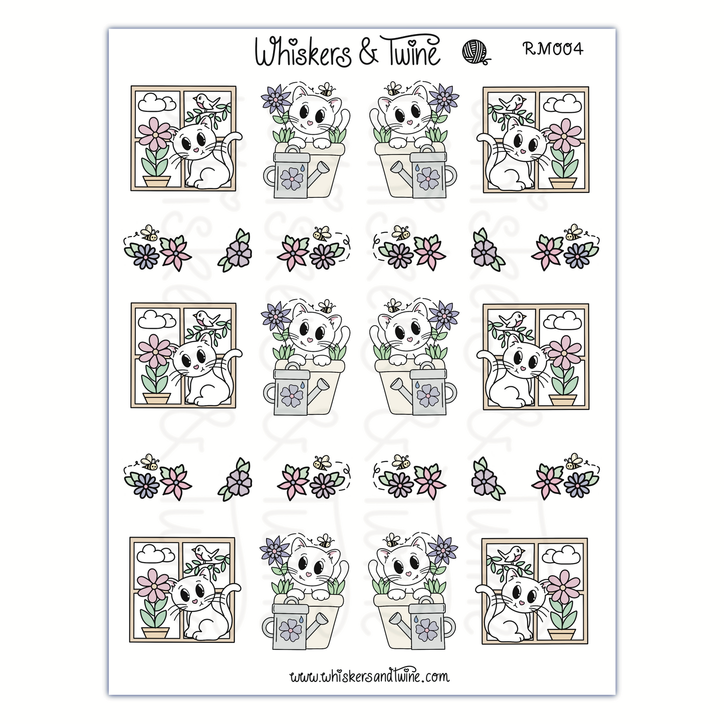 Springtime with Romeo – Sticker Sheet