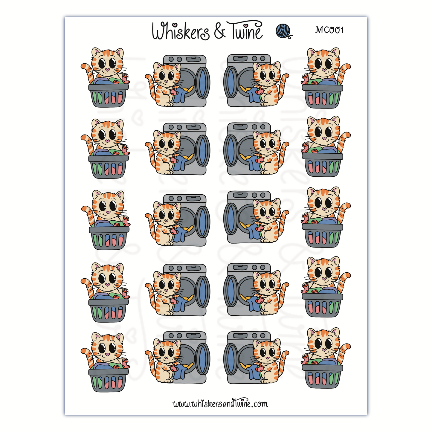 Washing with Magic – Sticker Sheet