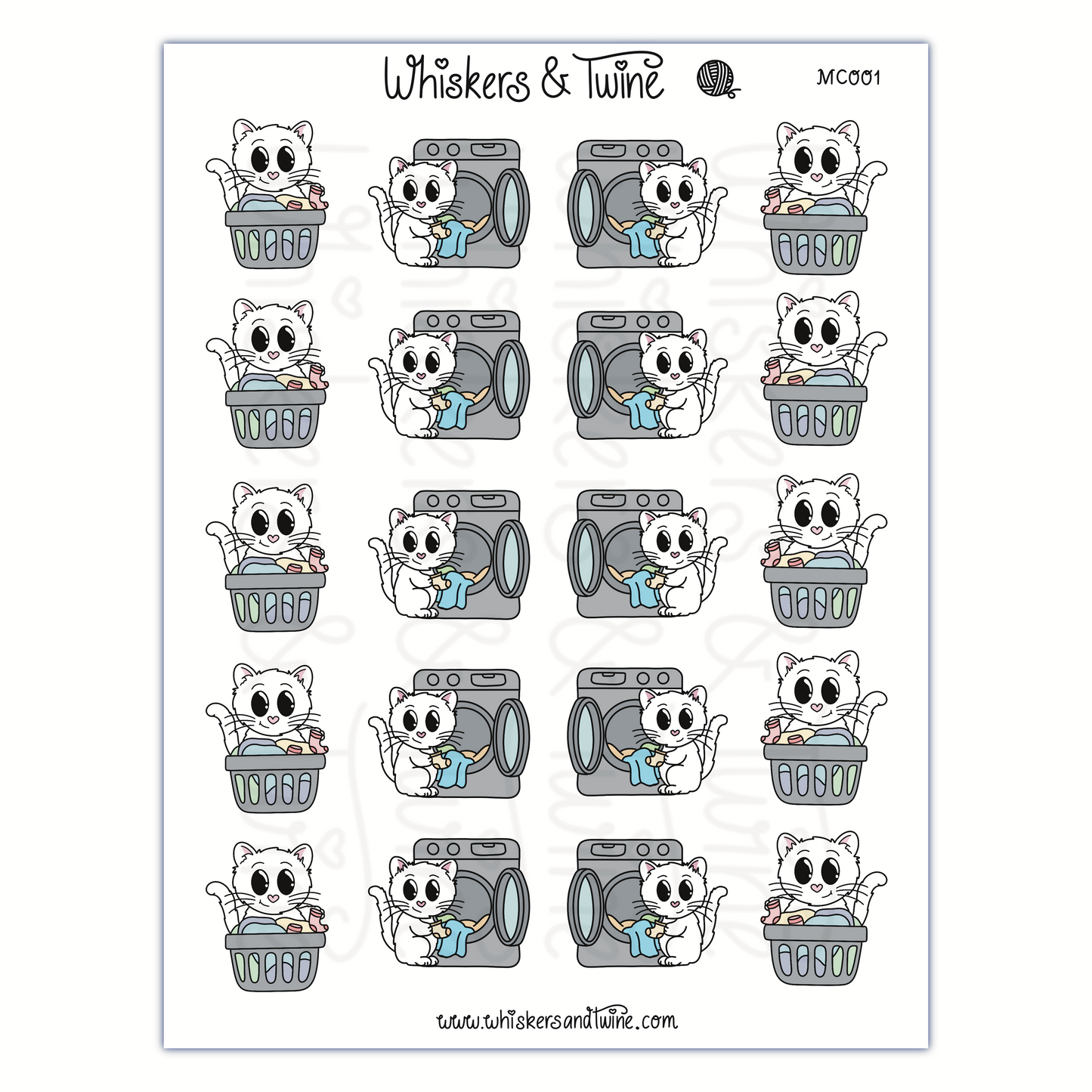 Washing with Magic – Sticker Sheet