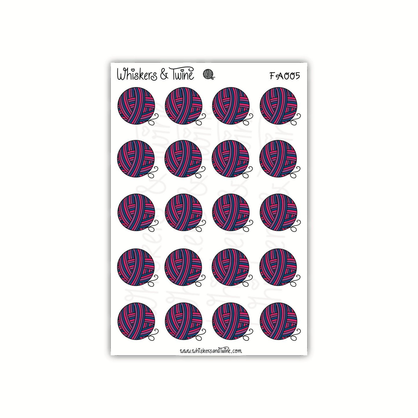 Pride Flag - Bisexual - Mini Sticker Sheet