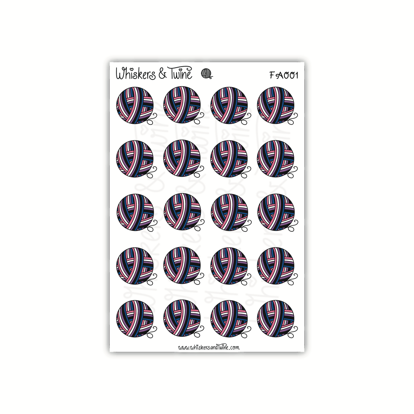 Pride Flag - Genderfluid - Mini Sticker Sheet
