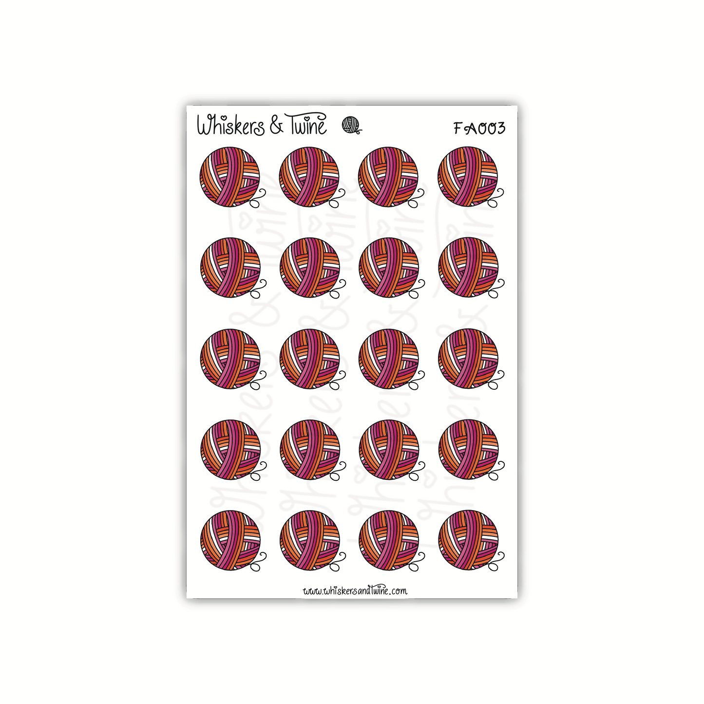 Pride Flag - Lesbian - Mini Sticker Sheet