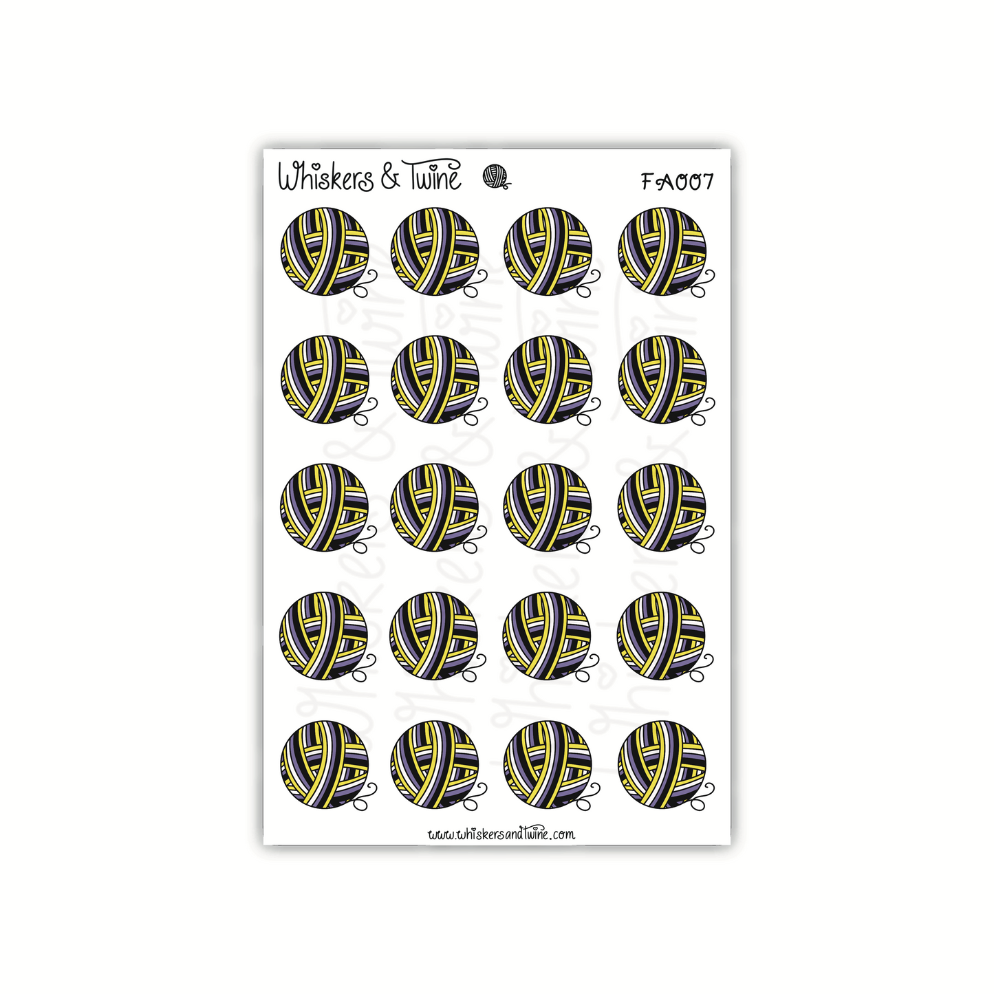 Pride Flag - Nonbinary - Mini Sticker Sheet