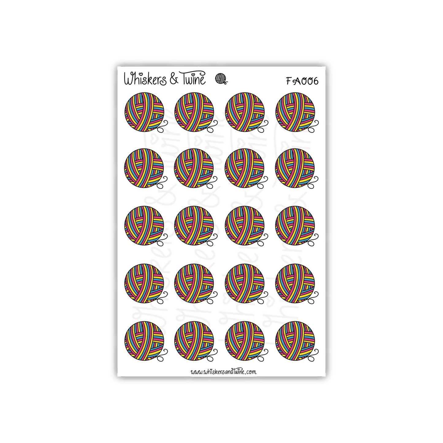 Pride Flag - Pansexual - Mini Sticker Sheet