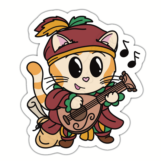 Adventure Twine – Bard Class – Sebastian – Die Cut Sticker