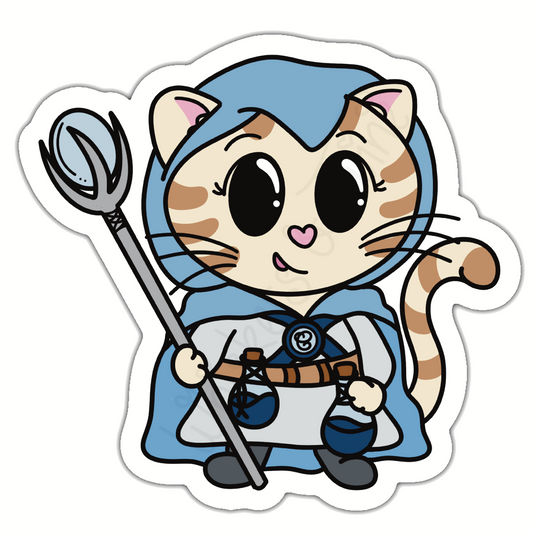 Adventure Twine – Cleric Class – Lady – Die Cut Sticker