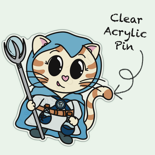 Adventure Twine – Cleric Class - Lady – Acrylic Pin