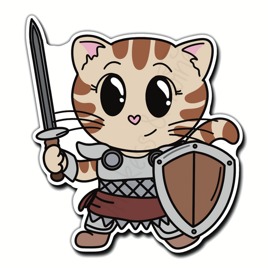 Adventure Twine – Fighter Class - Viola – Acrylic Pin