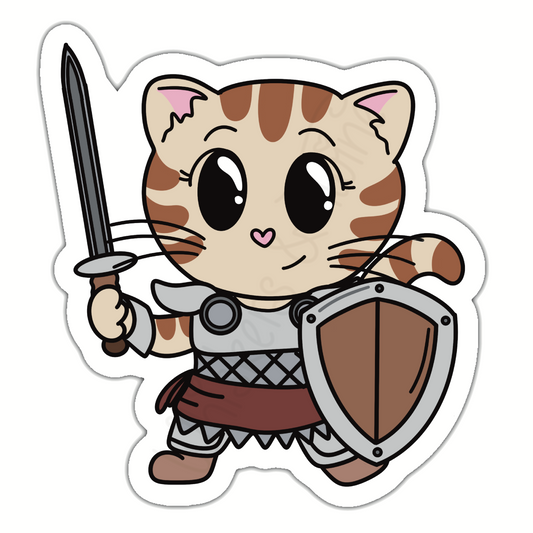 Adventure Twine – Fighter Class – Viola – Die Cut Sticker