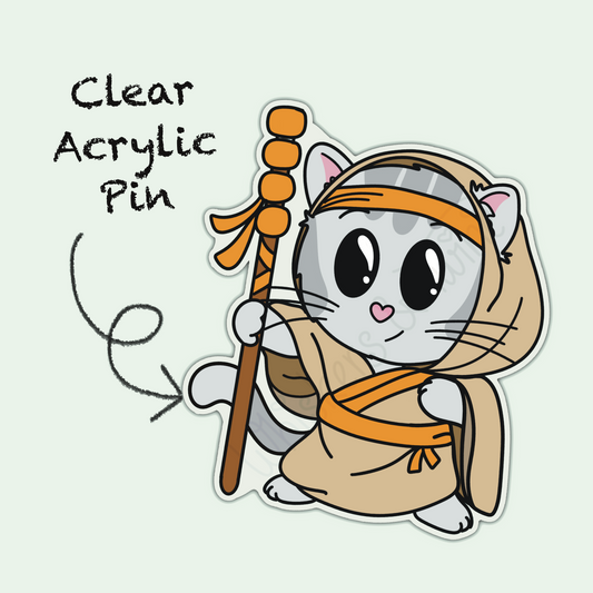 Adventure Twine – Monk Class - Sampson – Acrylic Pin
