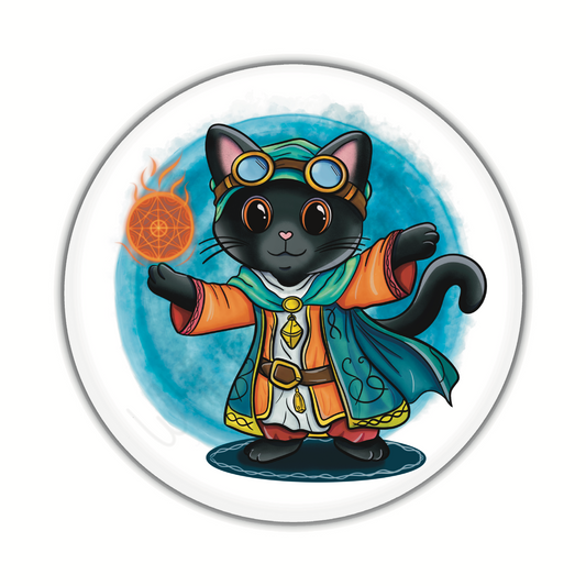 Adventure Twine – Artificer Class – Severus – Round Pin-Back Button
