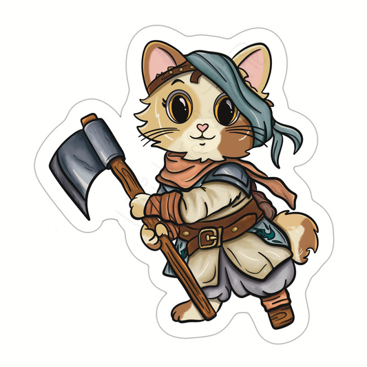 Adventure Twine – Barbarian Class – Juliet – Die Cut Sticker
