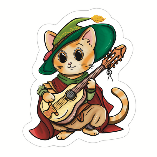 Adventure Twine – Bard Class – Sebastian – Die Cut Sticker