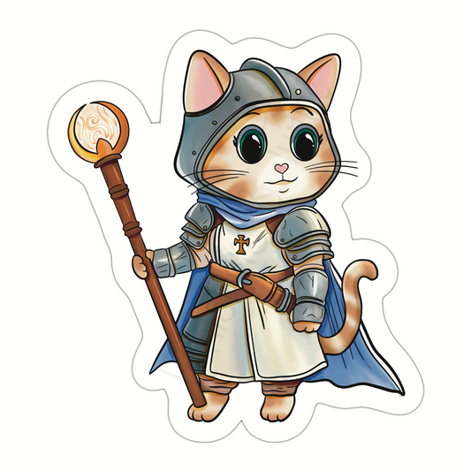 Adventure Twine – Cleric Class – Lady – Die Cut Sticker