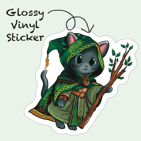 Adventure Twine – Druid Class – Nox – Die Cut Sticker