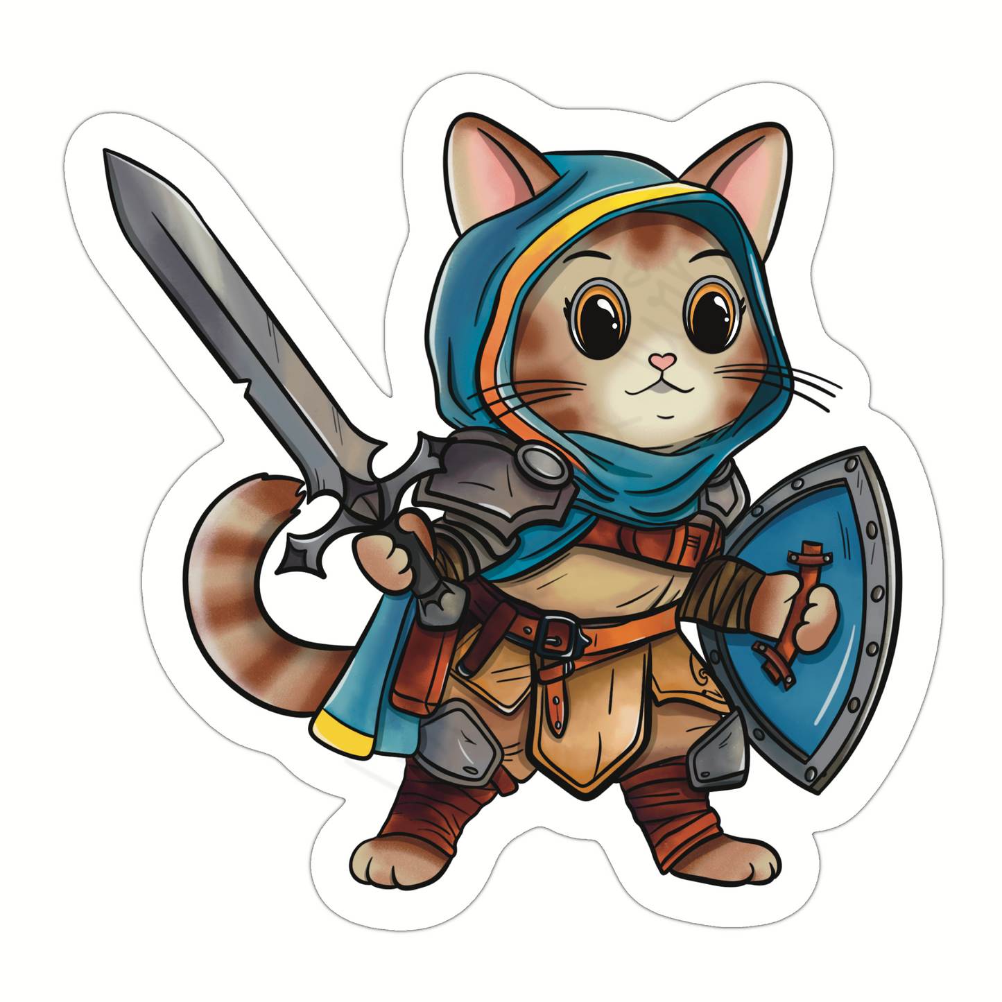 Adventure Twine – Fighter Class – Viola – Die Cut Sticker