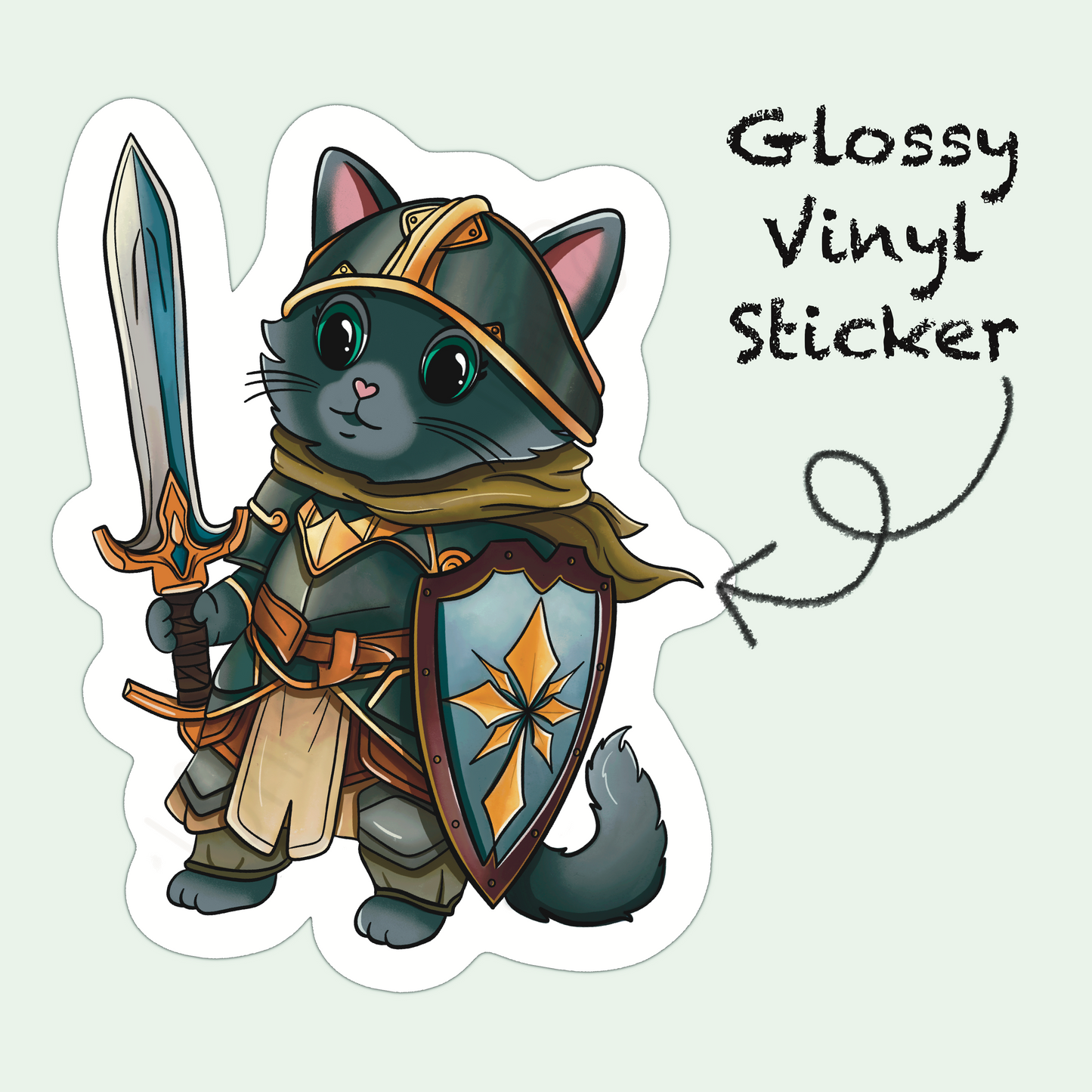 Adventure Twine – Paladin Class – Justice – Die Cut Sticker