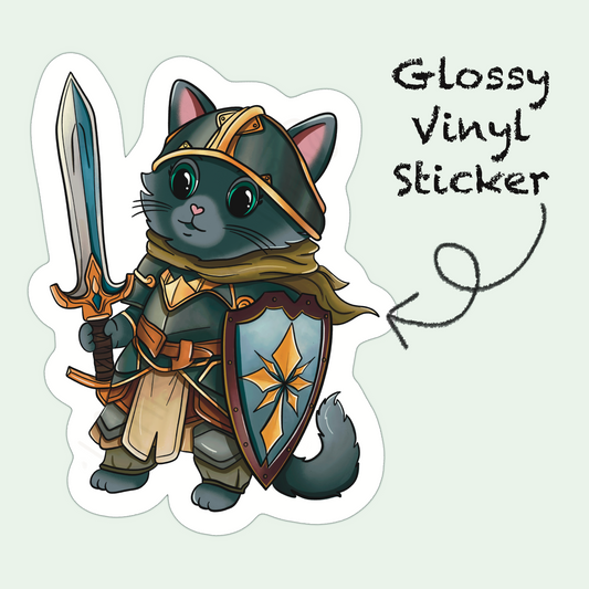 Adventure Twine – Paladin Class – Justice – Die Cut Sticker