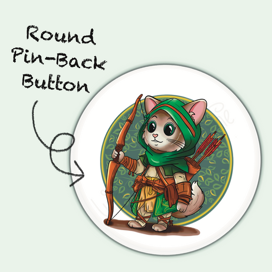 Adventure Twine – Ranger Class – Nylah – Round Pin-Back Button