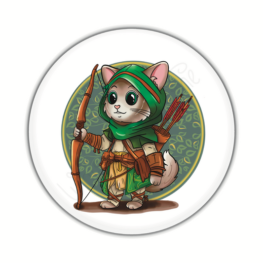 Adventure Twine – Ranger Class – Nylah – Round Pin-Back Button