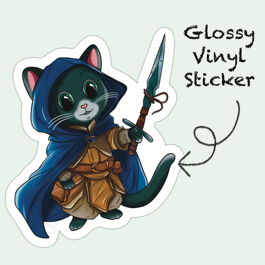 Adventure Twine – Rogue Class - Romeo – Die Cut Sticker