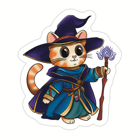 Adventure Twine – Wizard Class - Magic – Die Cut Sticker
