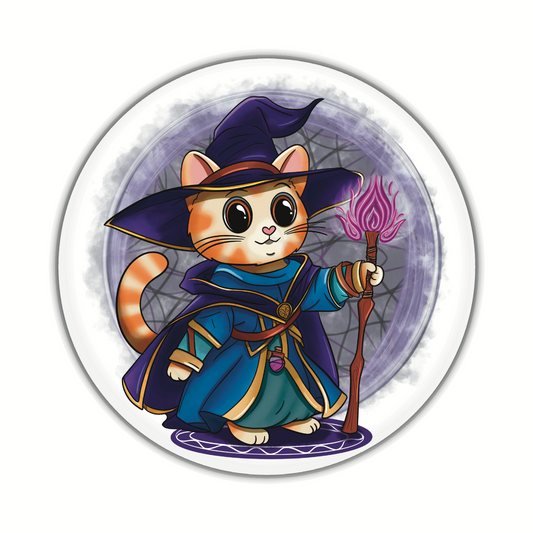 Adventure Twine – Wizard Class – Magic – Round Pin-Back Button