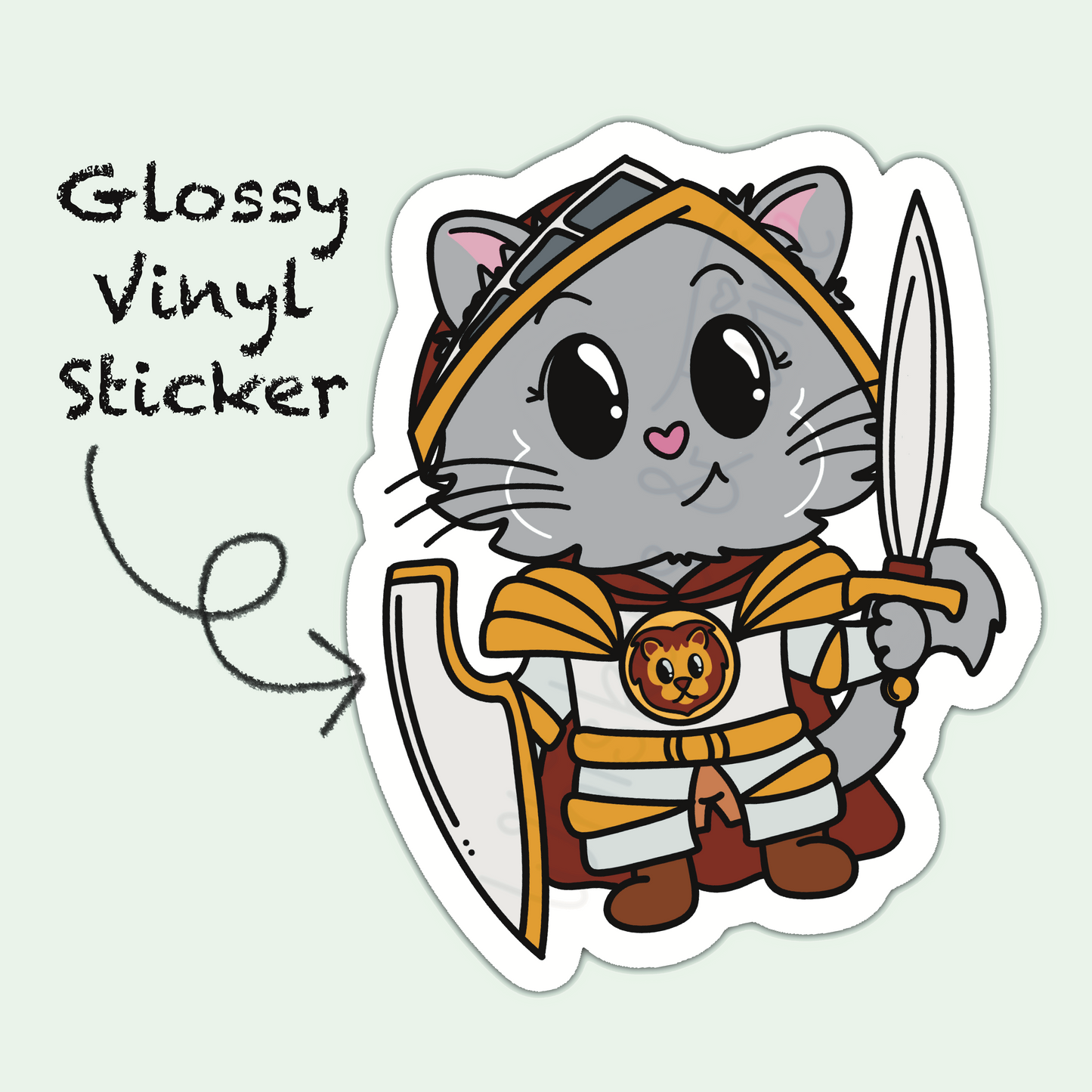 Adventure Twine – Paladin Class – Justice – Die Cut Sticker