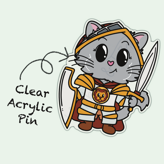 Adventure Twine – Paladin Class - Justice – Acrylic Pin