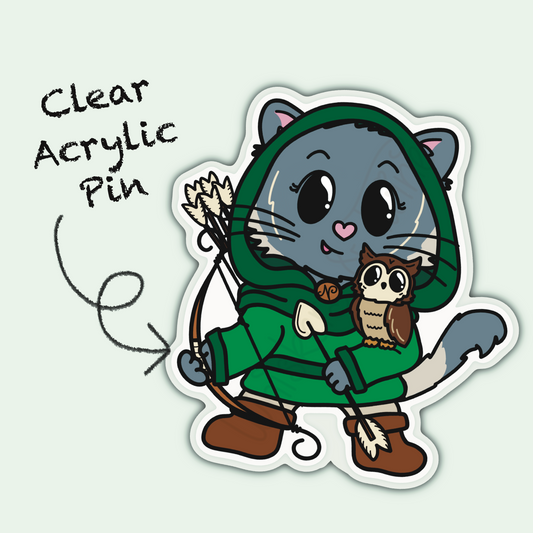 Adventure Twine – Ranger Class - Nylah – Acrylic Pin