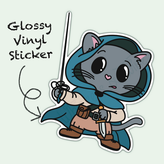 Adventure Twine – Rogue Class - Romeo – Die Cut Sticker