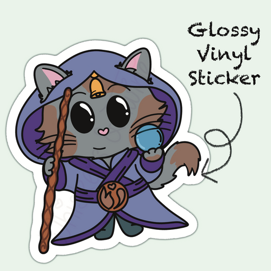 Adventure Twine – Sorcerer Class – Rodney – Die Cut Sticker
