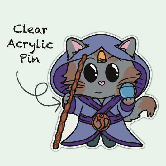 Adventure Twine – Sorcerer Class - Rodney – Acrylic Pin