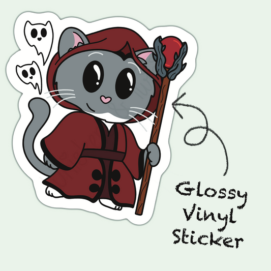 Adventure Twine – Warlock Class – John – Die Cut Sticker