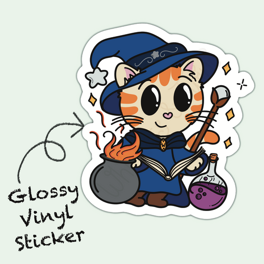 Adventure Twine – Wizard Class - Magic – Die Cut Sticker