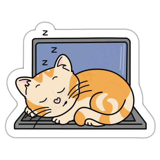 Computer Nap – Sebastian – Die Cut Sticker