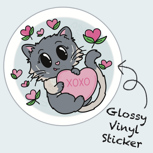 Rose Hearts – Nylah – Die Cut Sticker