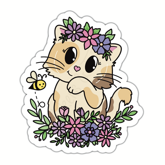 Flower Power – Juliet – Die Cut Sticker (Deluxe)