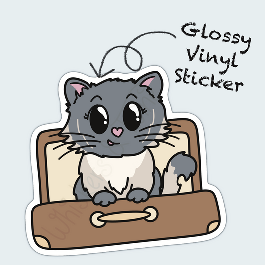 Suitcase Traveler – Nylah – Die Cut Sticker (Deluxe)