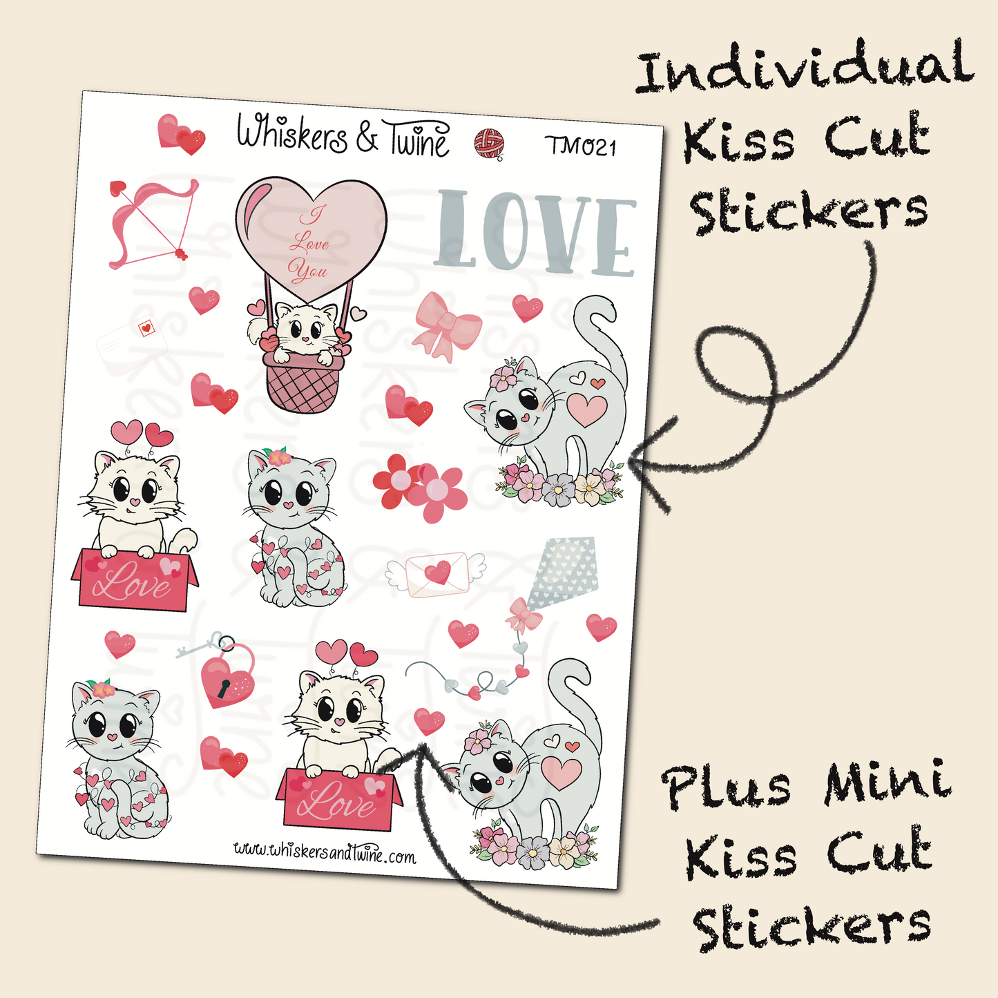 Valentine's Day with Juliet and Nox – Sticker Sheet