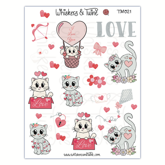 Valentine's Day with Juliet and Nox – Sticker Sheet