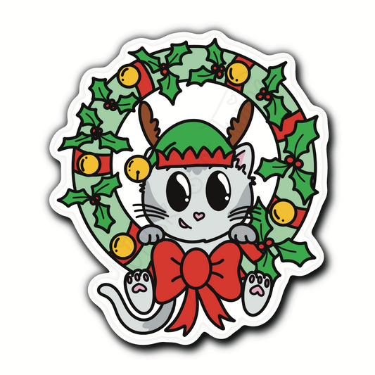 Holiday Wreath – Sampson – Acrylic Pin